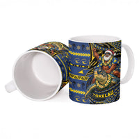 Tokelau Christmas Ceramic Mug Santa Riding Sea Turtle DT05 - Polynesian Pride