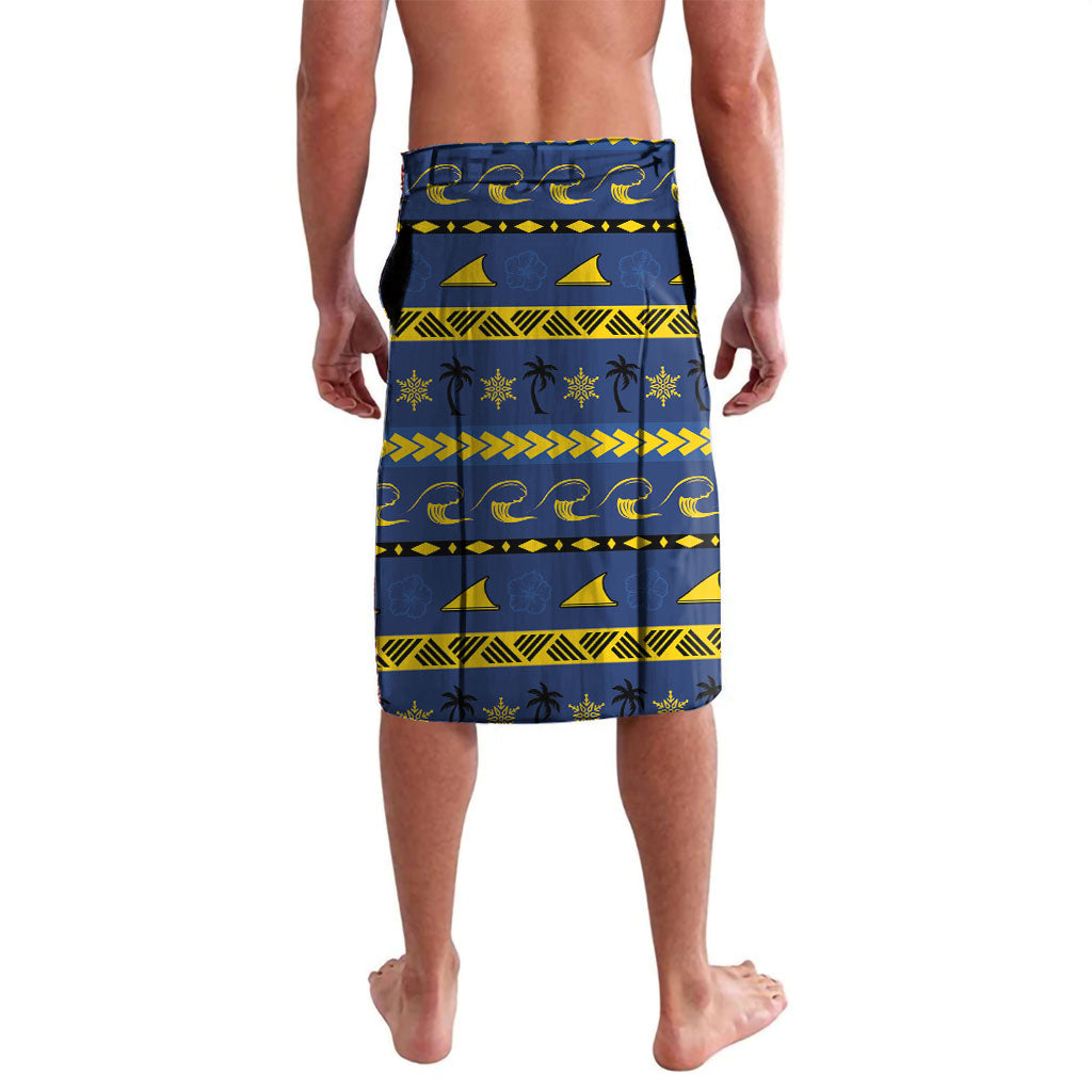 Tokelau Christmas Lavalava Santa Riding Sea Turtle DT05 - Polynesian Pride