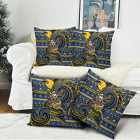 Tokelau Christmas Pillow Cover Santa Riding Sea Turtle DT05 - Polynesian Pride