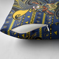Tokelau Christmas Pillow Cover Santa Riding Sea Turtle DT05 - Polynesian Pride