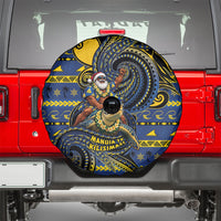 Tokelau Christmas Spare Tire Cover Santa Riding Sea Turtle DT05 - Polynesian Pride