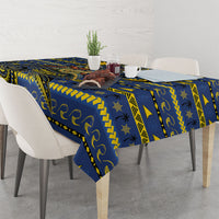 Tokelau Christmas Tablecloth Santa Riding Sea Turtle DT05 - Polynesian Pride
