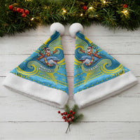 Tuvalu Christmas Santa Hat Santa Riding Ocean Dolphin DT05 - Polynesian Pride