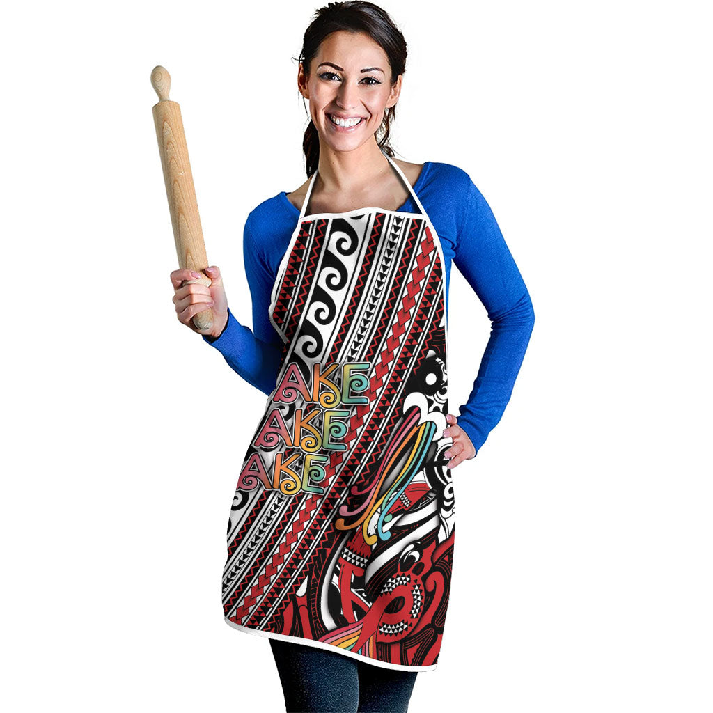 Maori Language Week Apron Ake Ake Ake Tribal Patterns DT05 - Polynesian Pride