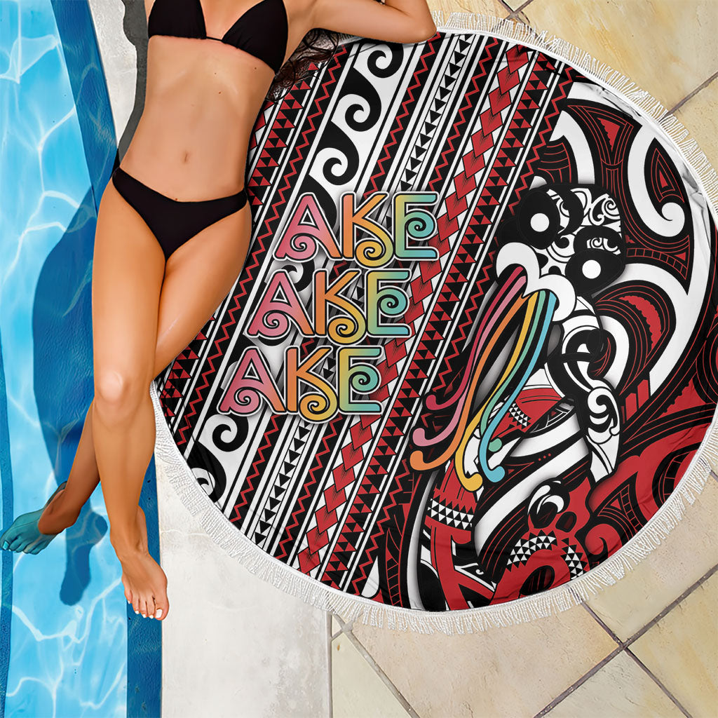 Maori Language Week Beach Blanket Ake Ake Ake Tribal Patterns DT05 - Polynesian Pride