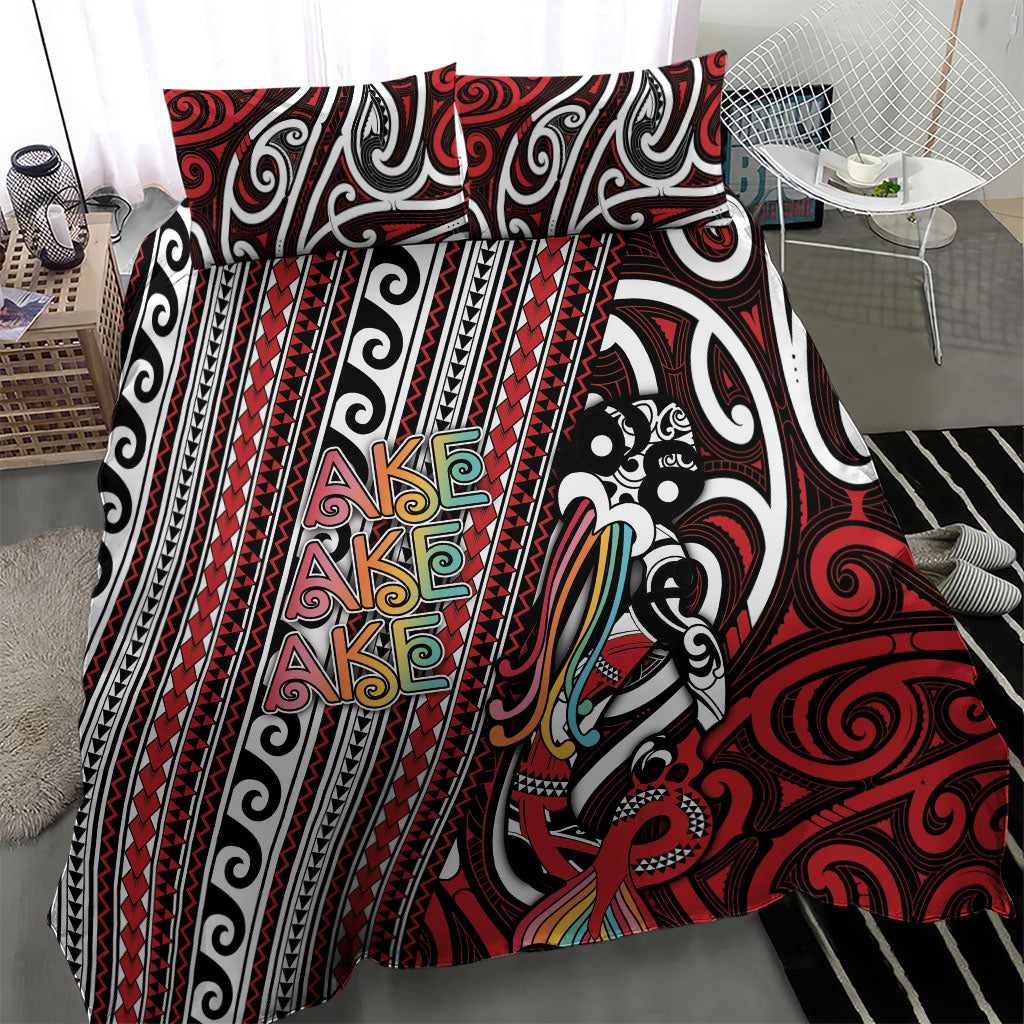 Maori Language Week Bedding Set Ake Ake Ake Tribal Patterns DT05 - Polynesian Pride