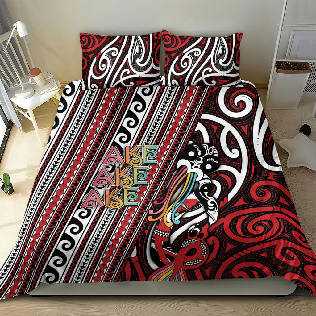 Maori Language Week Bedding Set Ake Ake Ake Tribal Patterns DT05 - Polynesian Pride