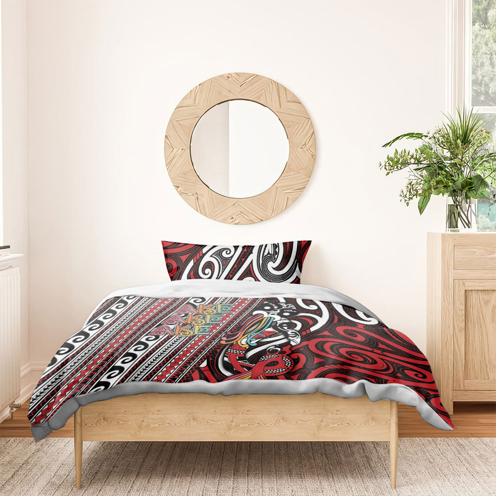 Maori Language Week Bedding Set Ake Ake Ake Tribal Patterns DT05 - Polynesian Pride