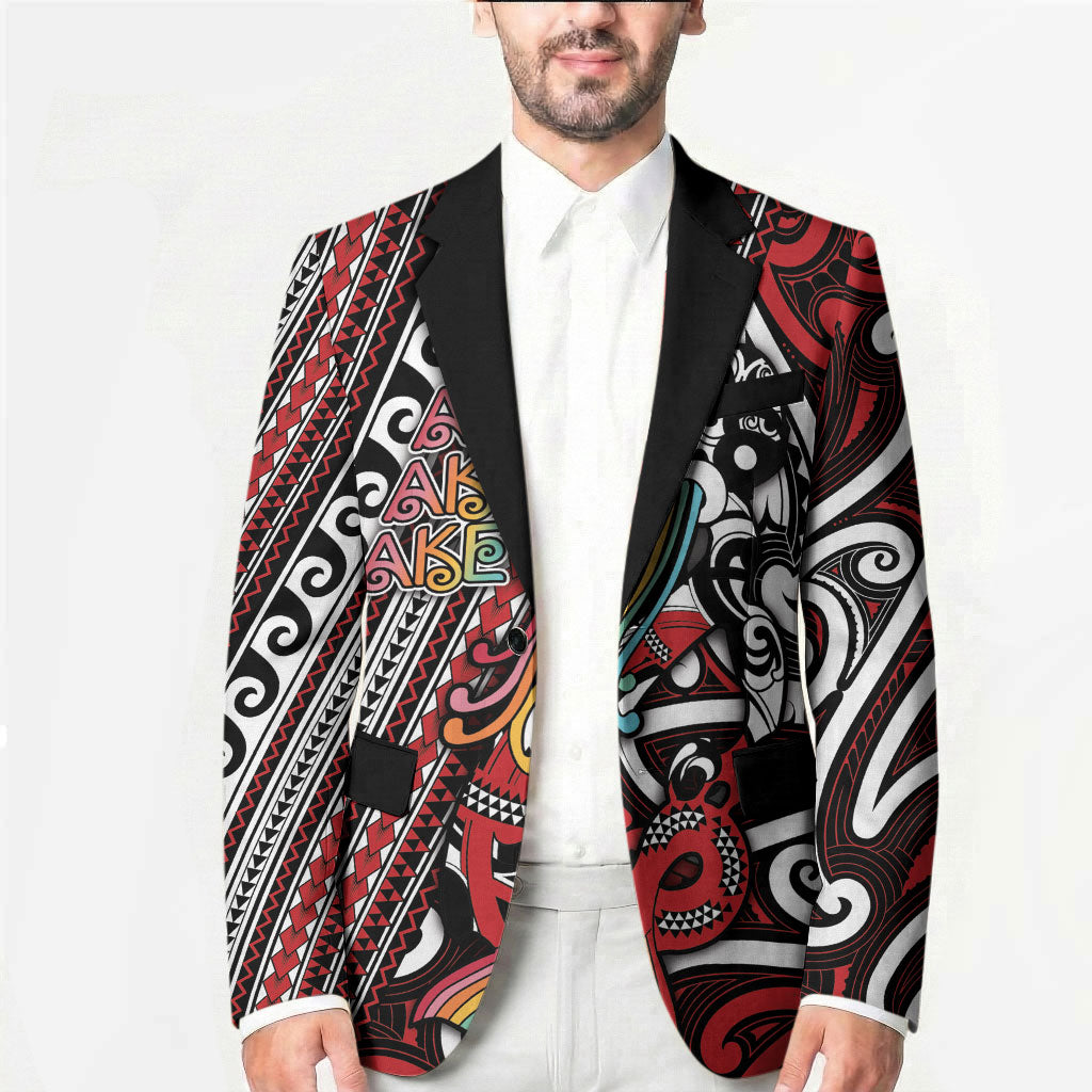 Personalised Maori Language Week Blazer Ake Ake Ake Tribal Patterns DT05 - Polynesian Pride