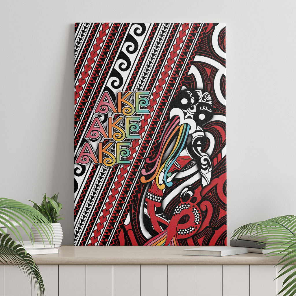 Maori Language Week Canvas Wall Art Ake Ake Ake Tribal Patterns DT05 - Polynesian Pride