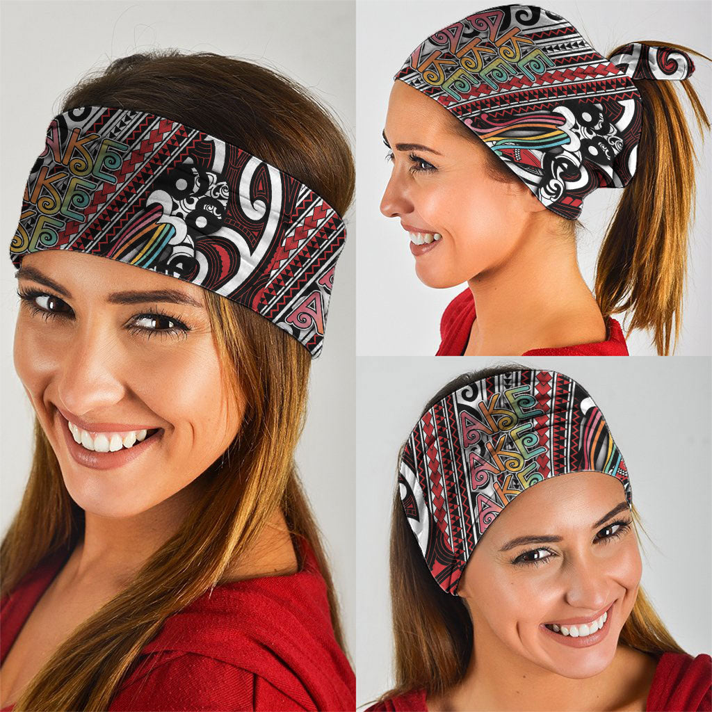 Maori Language Week Neck Gaiter Ake Ake Ake Tribal Patterns DT05 - Polynesian Pride