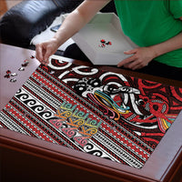 Maori Language Week Puzzle Ake Ake Ake Tribal Patterns DT05 - Polynesian Pride