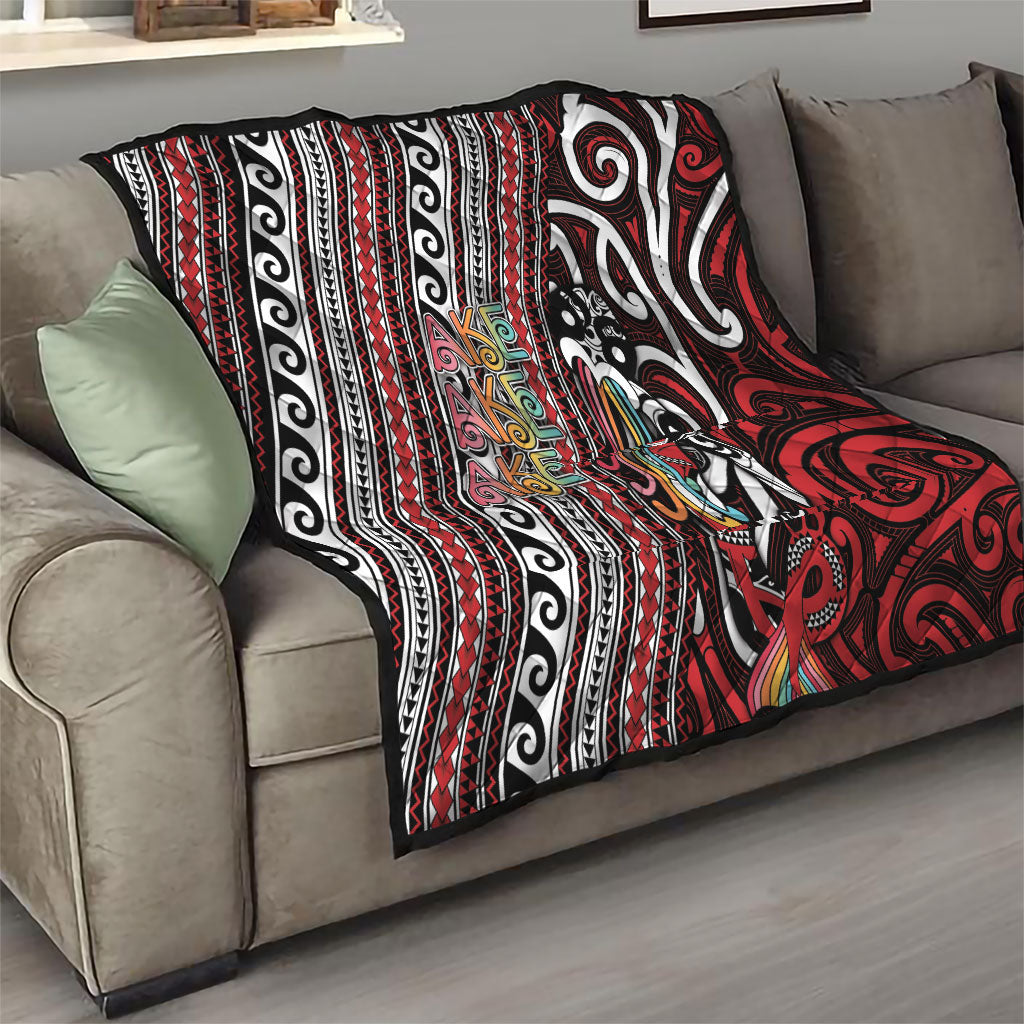 Maori Language Week Quilt Ake Ake Ake Tribal Patterns DT05 - Polynesian Pride