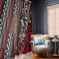 Maori Language Week Window Curtain Ake Ake Ake Tribal Patterns DT05 - Polynesian Pride