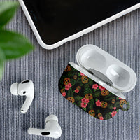 Tropical Calavera Hawaiian AirPods Case Sugar Skull Pineapple Hibiscus Floral DT05 - Polynesian Pride