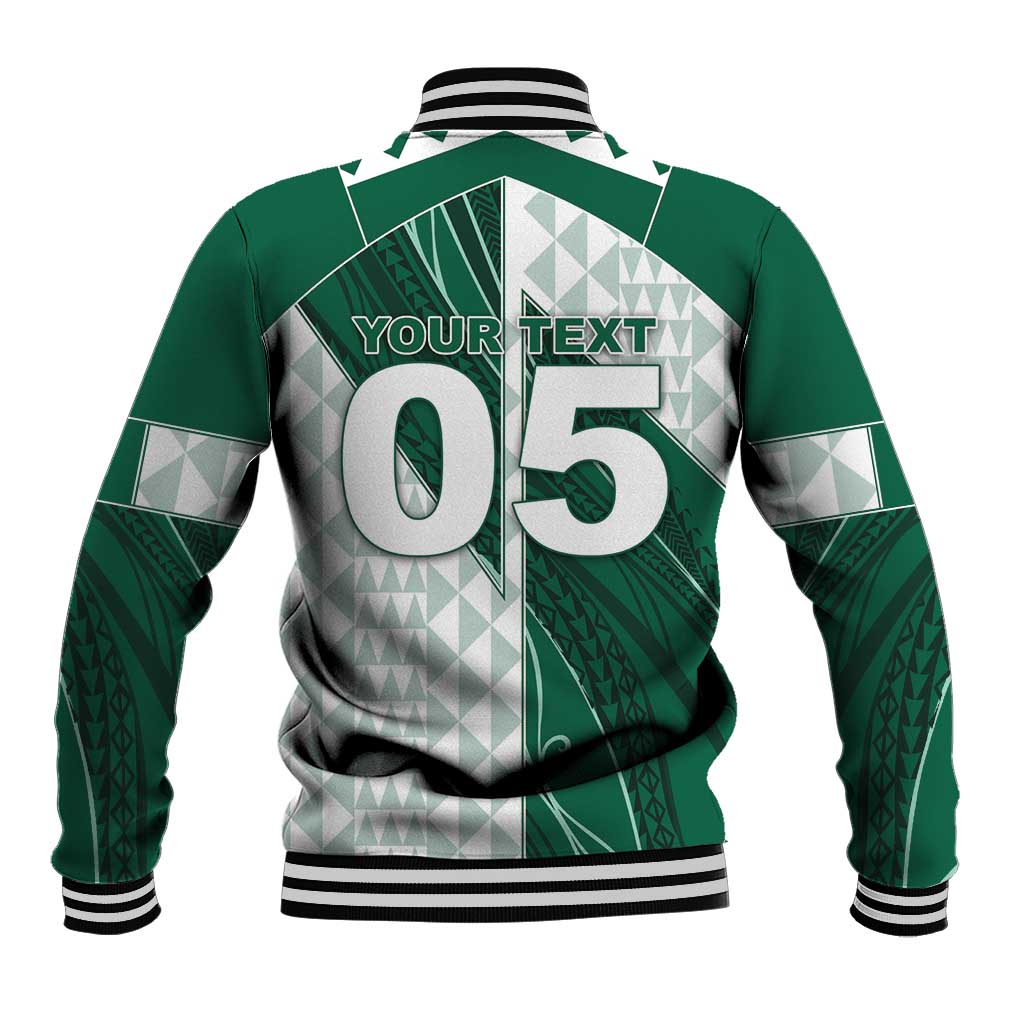Custom Hawaii Volleyball Baseball Jacket Shaka Aloha Hand DT05 - Polynesian Pride