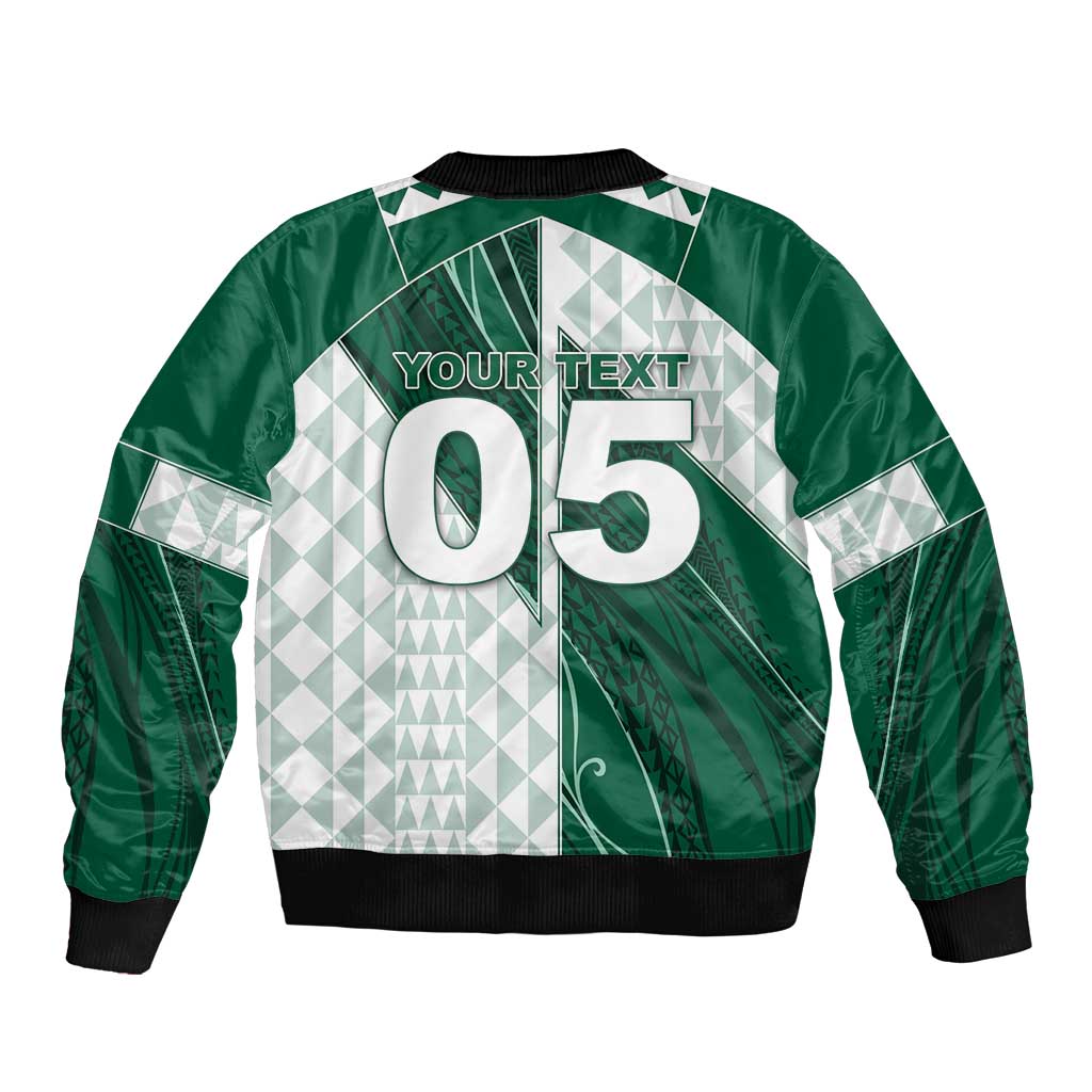 Custom Hawaii Volleyball Bomber Jacket Shaka Aloha Hand DT05 - Polynesian Pride