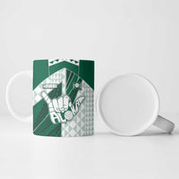Custom Hawaii Volleyball Ceramic Mug Shaka Aloha Hand DT05 - Polynesian Pride