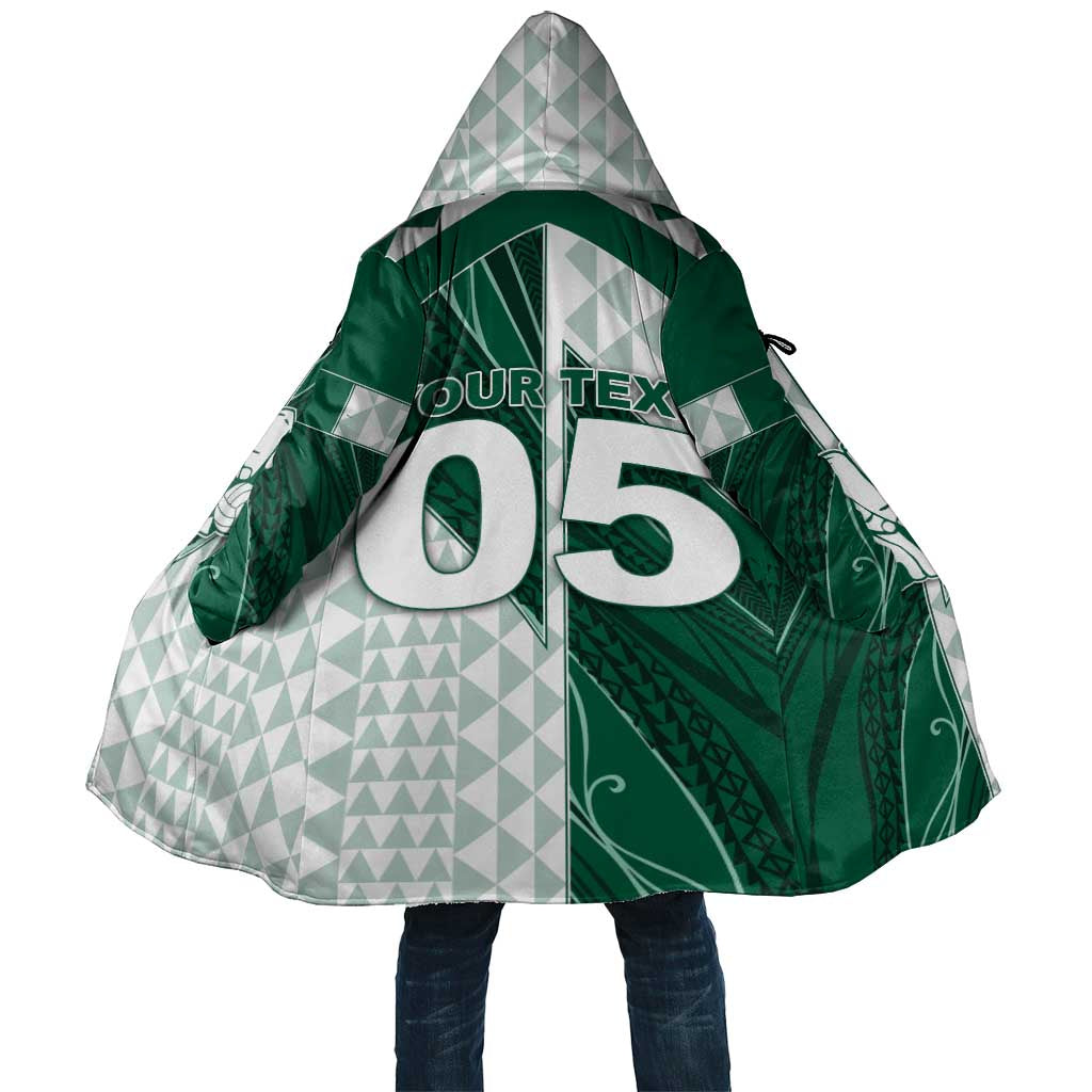 Custom Hawaii Volleyball Cloak Shaka Aloha Hand DT05 Unisex Green - Polynesian Pride