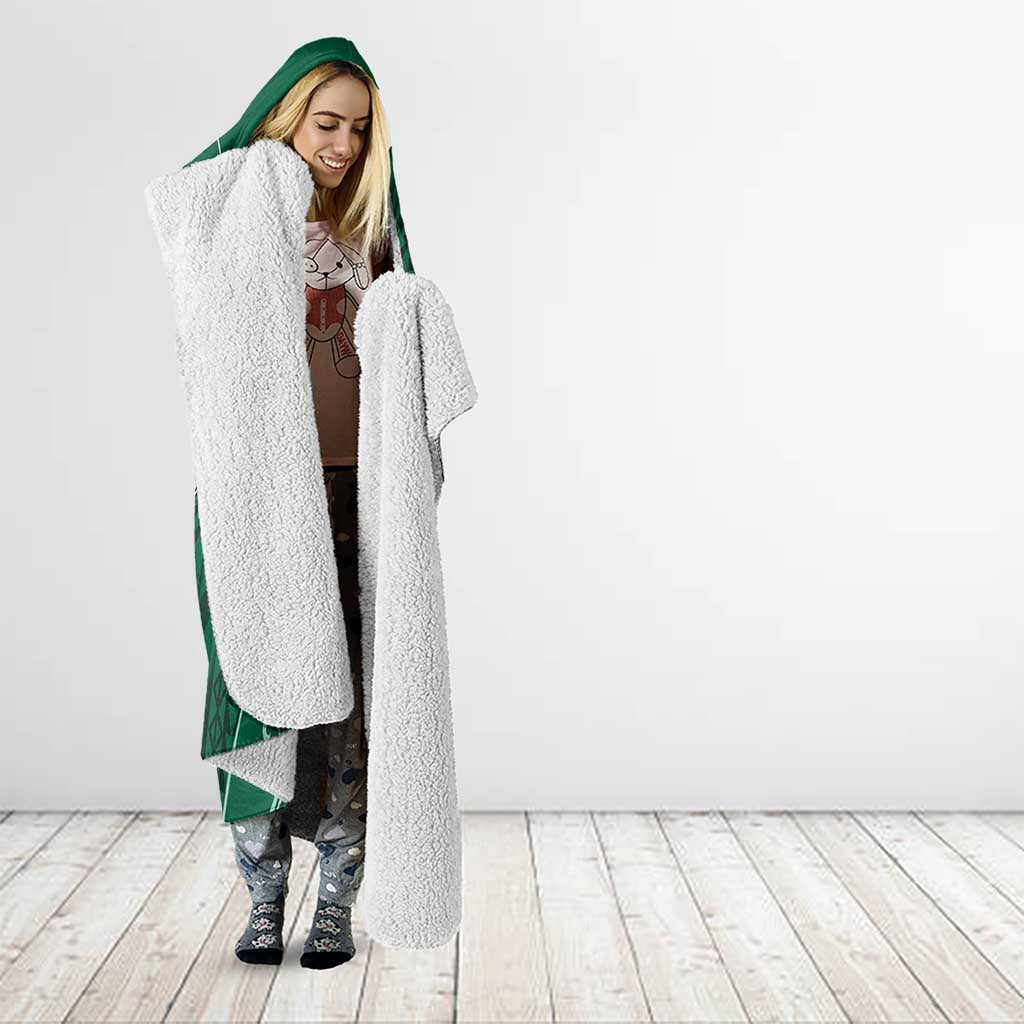 Hawaii Volleyball Hooded Blanket Shaka Aloha Hand DT05 - Polynesian Pride