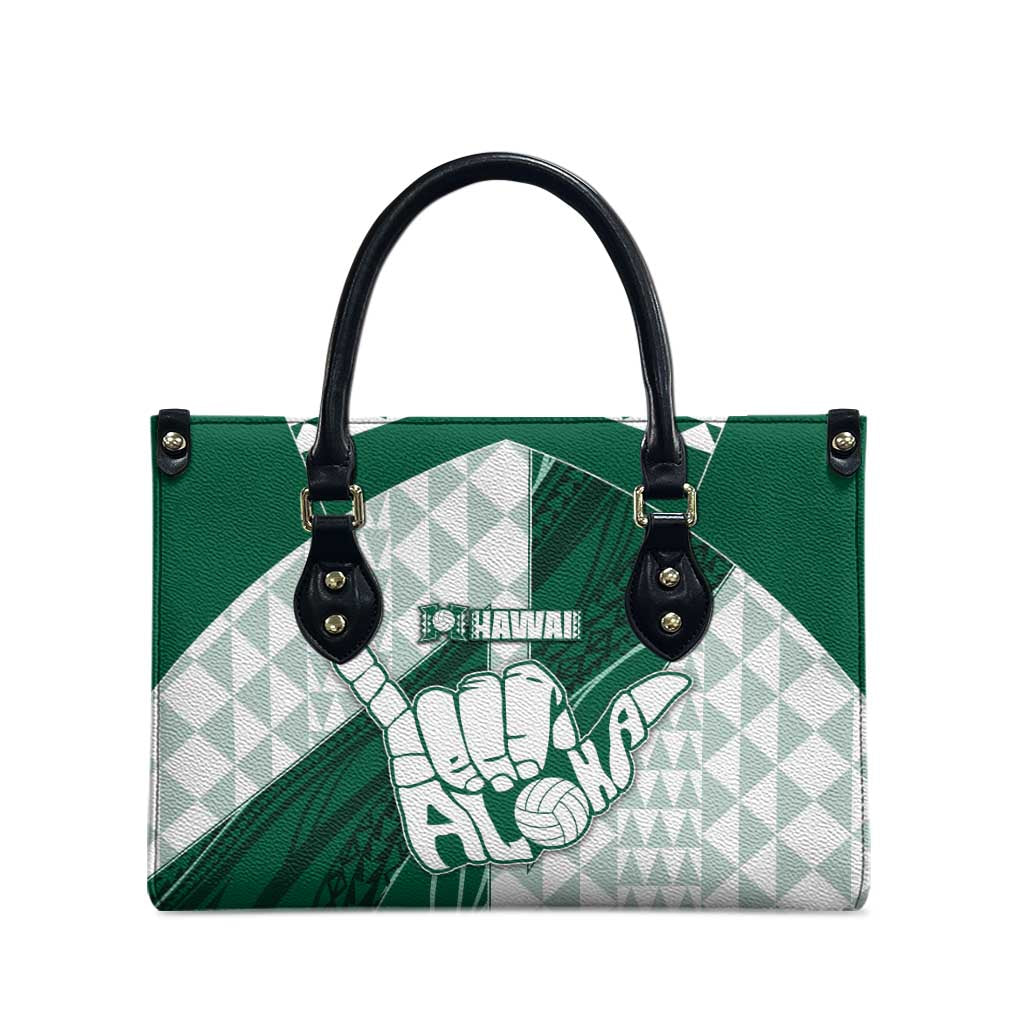 Hawaii Volleyball Leather Bag Shaka Aloha Hand DT05 - Polynesian Pride
