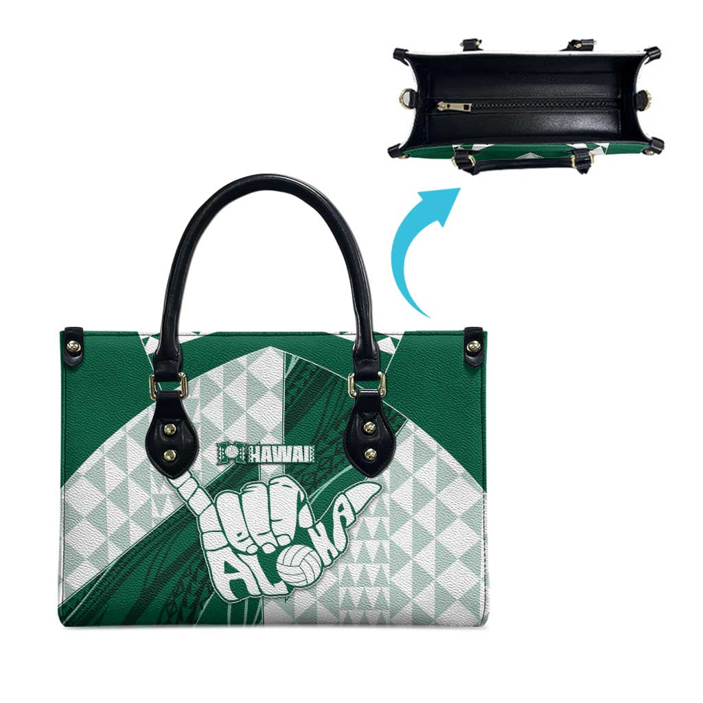 Hawaii Volleyball Leather Bag Shaka Aloha Hand DT05 - Polynesian Pride