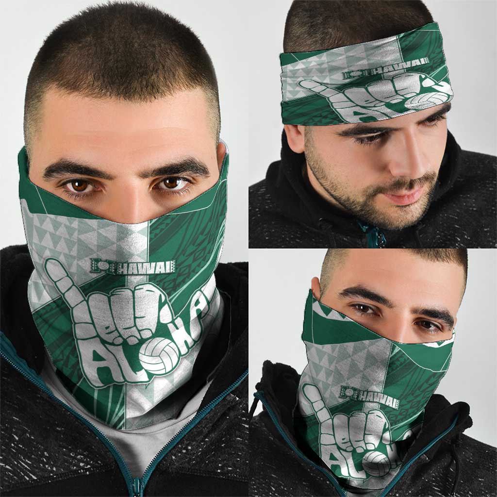Hawaii Volleyball Neck Gaiter Shaka Aloha Hand DT05 - Polynesian Pride