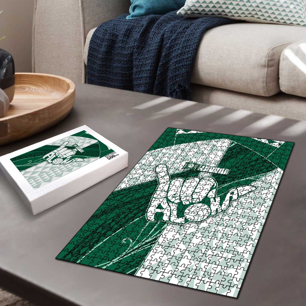 Hawaii Volleyball Puzzle Shaka Aloha Hand DT05 - Polynesian Pride