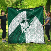 Hawaii Volleyball Quilt Shaka Aloha Hand DT05 - Polynesian Pride