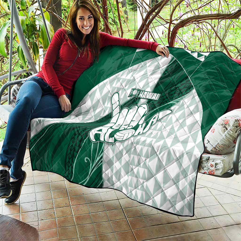 Hawaii Volleyball Quilt Shaka Aloha Hand DT05 - Polynesian Pride