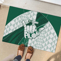 Hawaii Volleyball Rubber Doormat Shaka Aloha Hand DT05 - Polynesian Pride