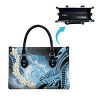 Piko Hawaiian Leather Bag Blue Galaxy Spiral Plumeria Tribal Patterns DT05 - Polynesian Pride
