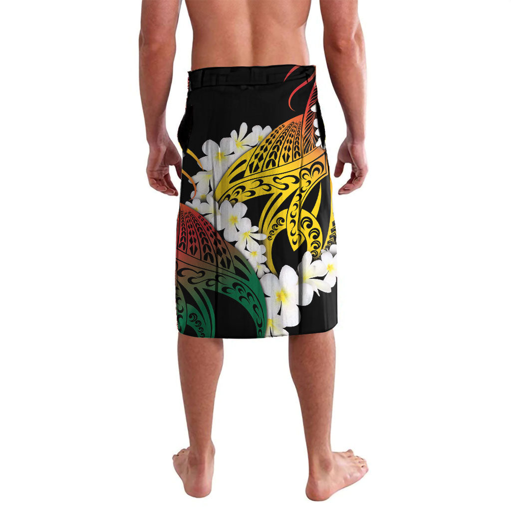 Piko Hawaiian Lavalava Gradient Spiral Plumeria Tribal Patterns DT05 - Polynesian Pride