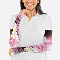 Piko Hawaiian Arm Sleeves Pink Galaxy Spiral Plumeria Tribal Patterns DT05 - Polynesian Pride