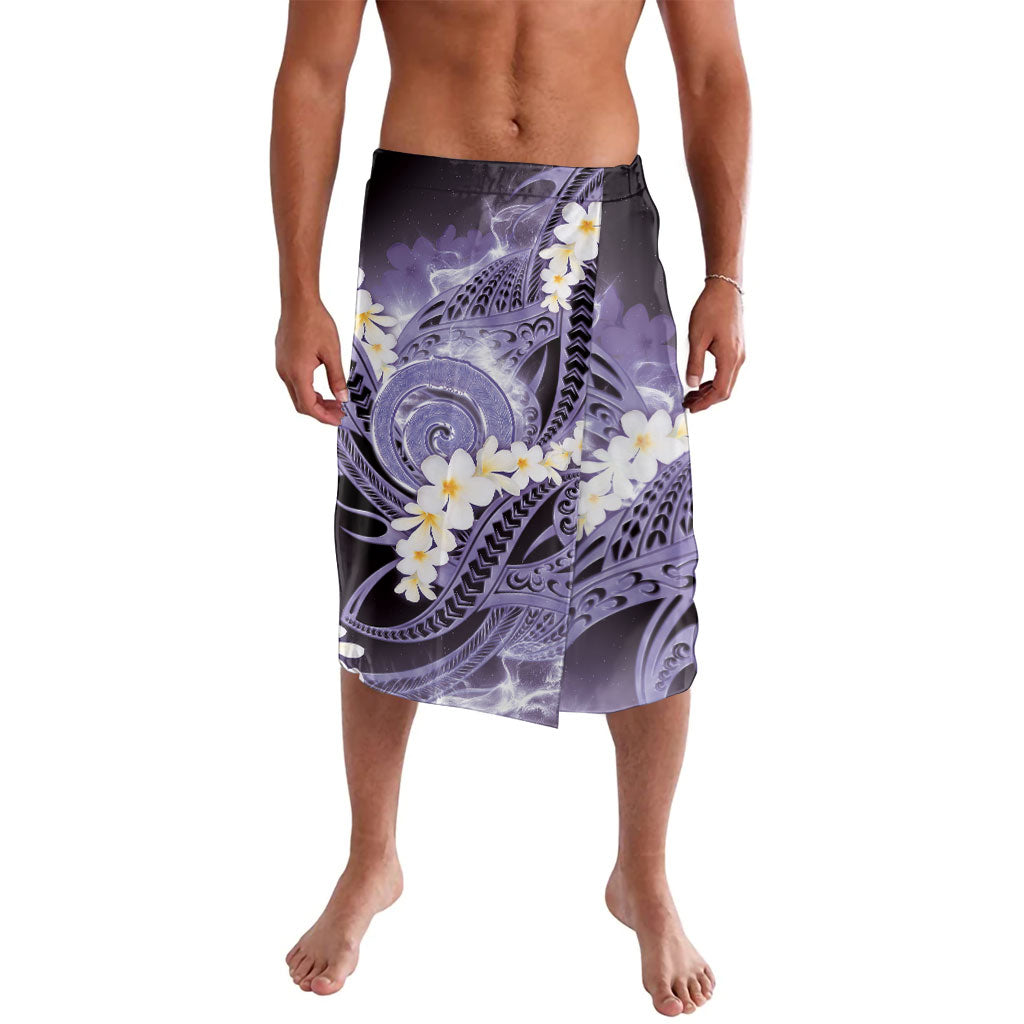 Piko Hawaiian Lavalava Purple Galaxy Spiral Plumeria Tribal Patterns DT05 Purple - Polynesian Pride