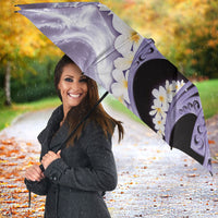 Piko Hawaiian Umbrella Purple Galaxy Spiral Plumeria Tribal Patterns DT05 - Polynesian Pride