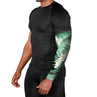 Piko Hawaiian Arm Sleeves Green Galaxy Spiral Plumeria Tribal Patterns DT05 - Polynesian Pride