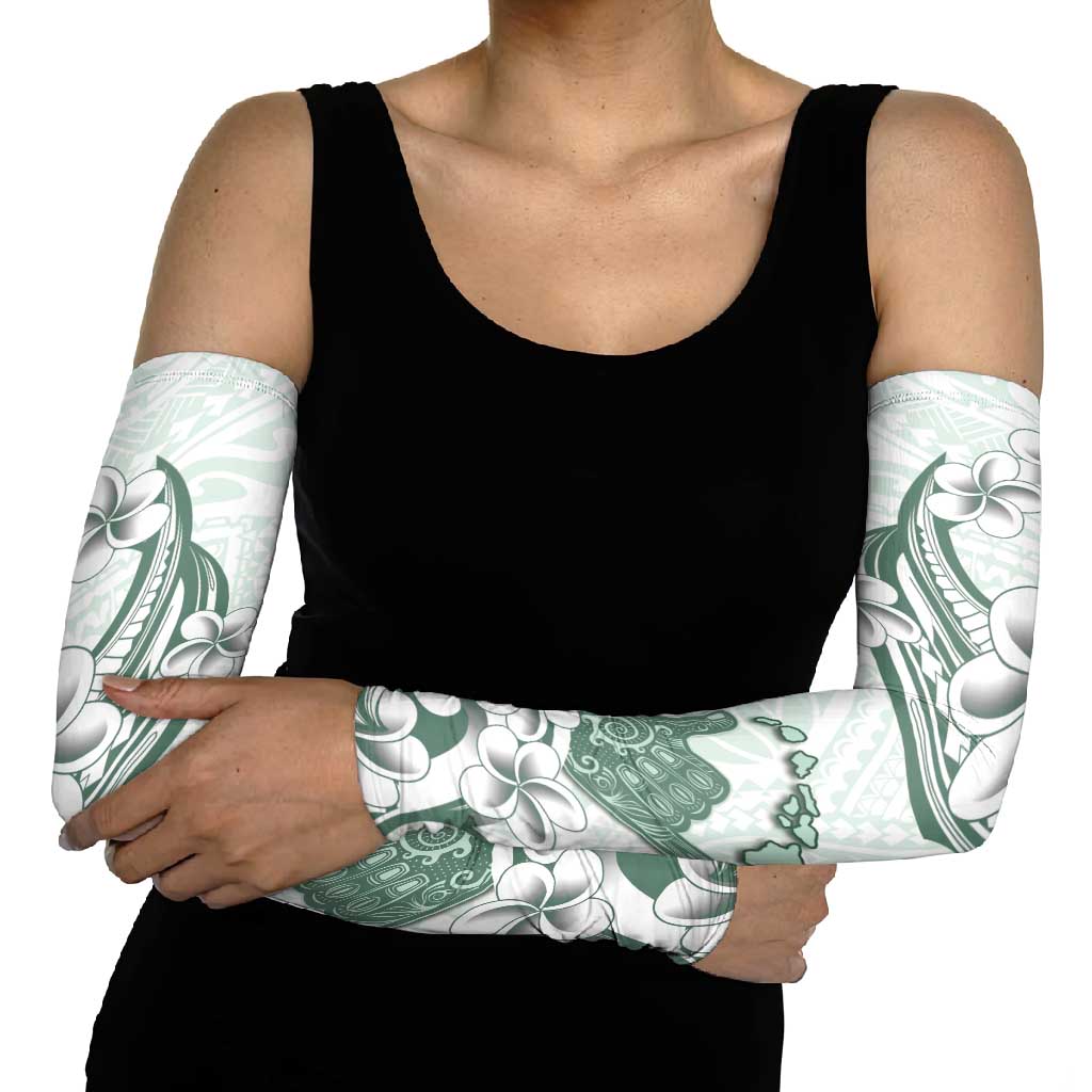 Aloha Hawaii Shaka Arm Sleeves Hang Loose Mint Version DT05 - Polynesian Pride