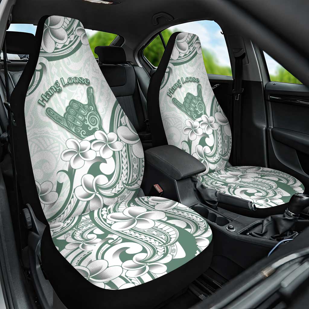 Aloha Hawaii Shaka Car Seat Cover Hang Loose Mint Version DT05 One Size Mint - Polynesian Pride
