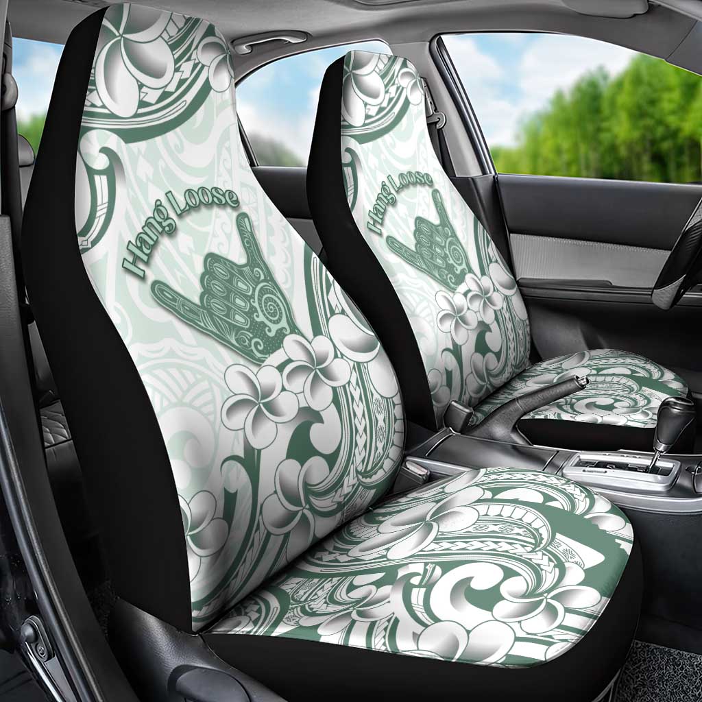 Aloha Hawaii Shaka Car Seat Cover Hang Loose Mint Version DT05 - Polynesian Pride