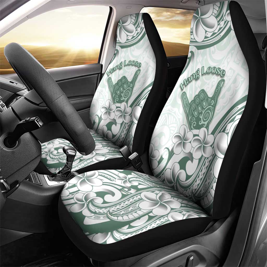 Aloha Hawaii Shaka Car Seat Cover Hang Loose Mint Version DT05 - Polynesian Pride