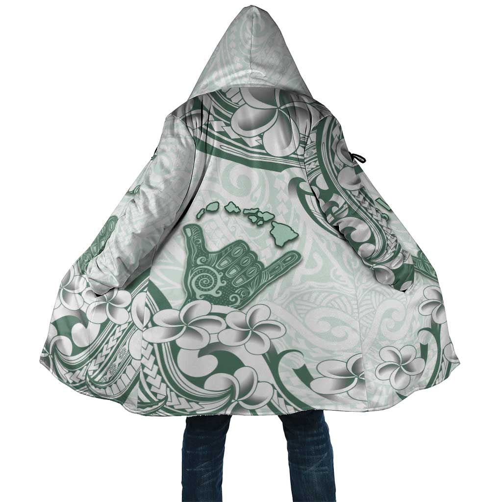 Aloha Hawaii Shaka Cloak Hang Loose Mint Version DT05 Unisex Mint - Polynesian Pride