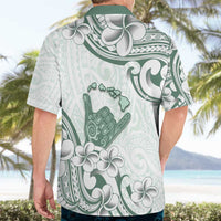 Aloha Hawaii Shaka Hawaiian Shirt Hang Loose Mint Version DT05 - Polynesian Pride