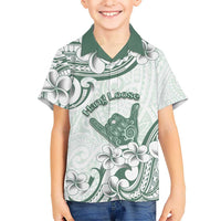 Aloha Hawaii Shaka Hawaiian Shirt Hang Loose Mint Version DT05 - Polynesian Pride