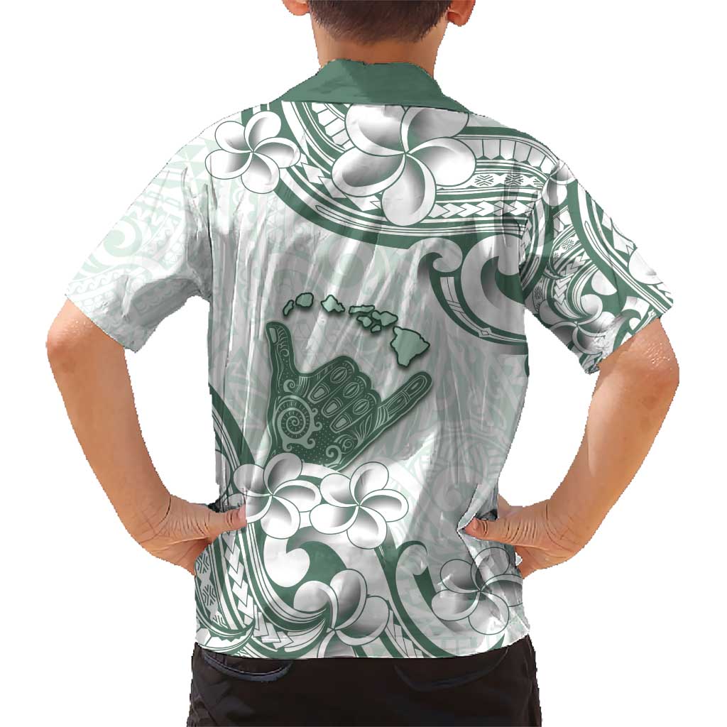 Aloha Hawaii Shaka Hawaiian Shirt Hang Loose Mint Version DT05 - Polynesian Pride