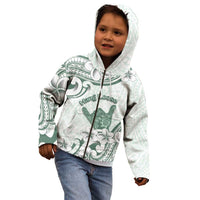 Aloha Hawaii Shaka Kid Hoodie Hang Loose Mint Version DT05 - Polynesian Pride