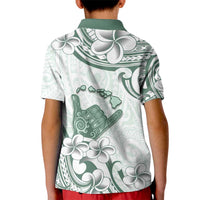 Aloha Hawaii Shaka Kid Polo Shirt Hang Loose Mint Version DT05 - Polynesian Pride