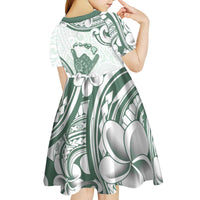 Aloha Hawaii Shaka Kid Short Sleeve Dress Hang Loose Mint Version DT05 - Polynesian Pride