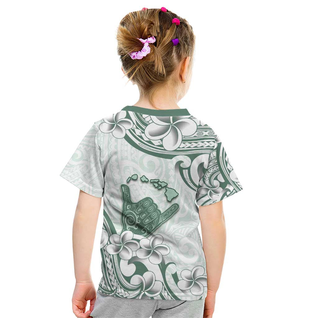 Aloha Hawaii Shaka Kid T Shirt Hang Loose Mint Version DT05 - Polynesian Pride