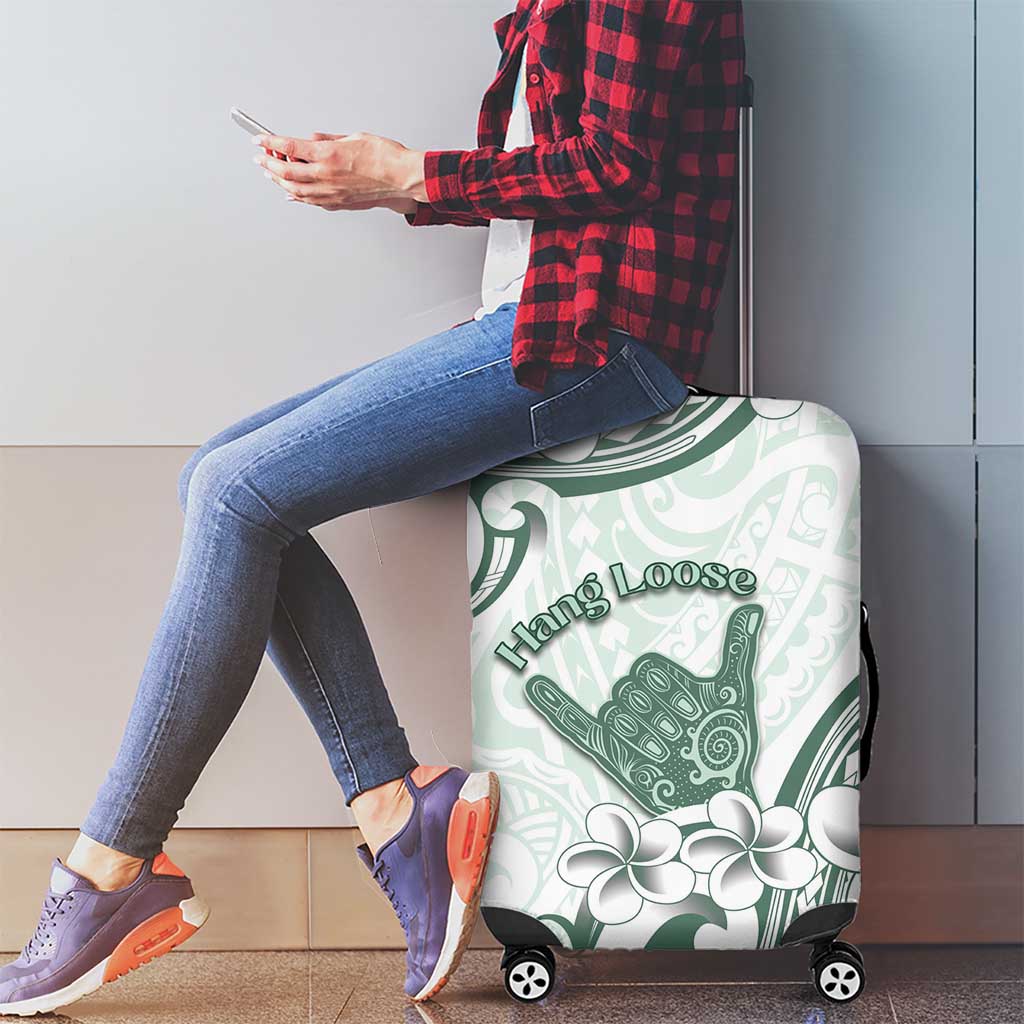 Aloha Hawaii Shaka Luggage Cover Hang Loose Mint Version DT05 - Polynesian Pride